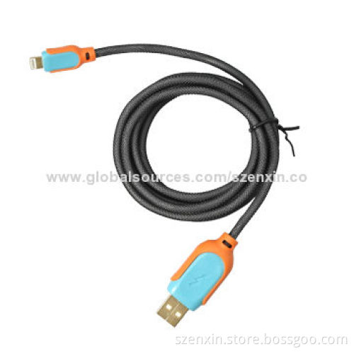 8-pin USB cable for iPhone 5, various colors are available